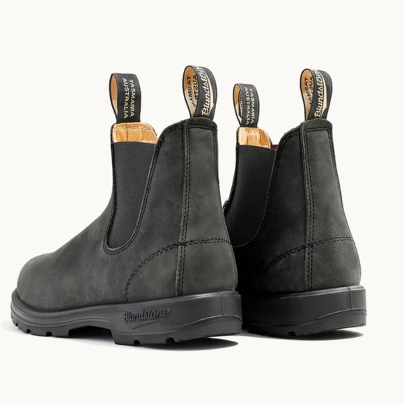 NWT NWB BLUNDSTONE MEN’S CLASSICS 587 RUSTIC BLACK - Picture 3 of 3